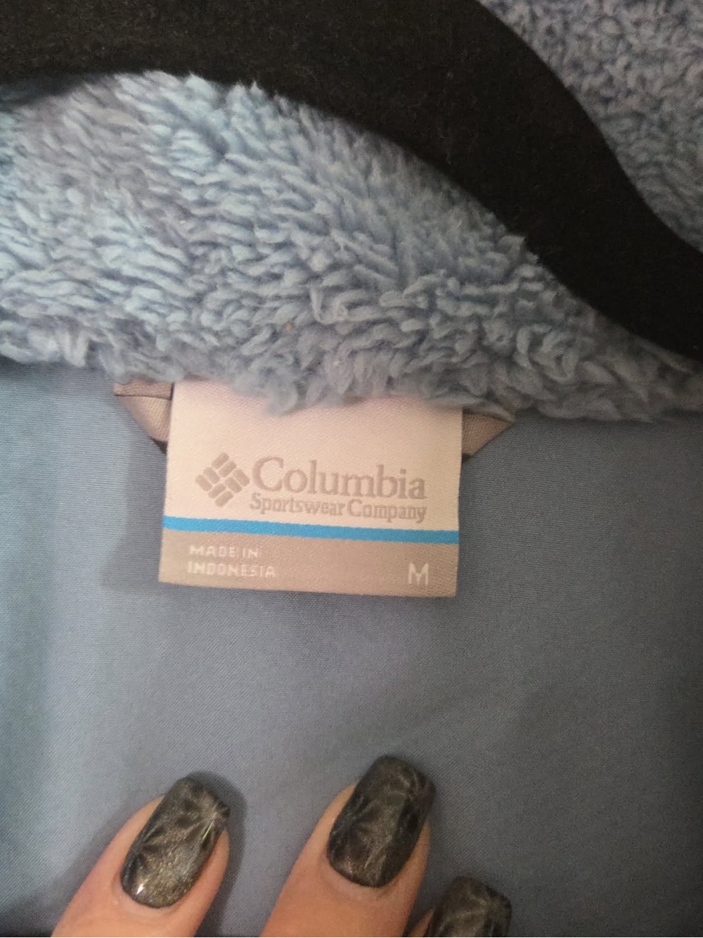 Columbia Women’s Blue Fleece Full Zip Best Sz M. JY-223 - Picture 4 of 5
